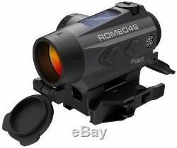 New Sig Sauer Romeo4S Red Dot Solar Sight Circle Plex Reticle Graphite SOR43022