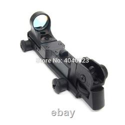 New Tactical C-MORE Red Dot Scope with AR Rear Iron Sight Integral 20mm Picati