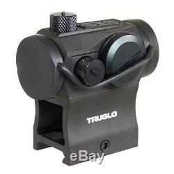 New TruGlo Tru-Tec 20mm Red Dot Sight 2 MOA Interchangeable Mounts TG8120BN