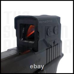New VECTOR OPTICS ENCLOSED Red Dot Optic SHAKE AWAKE SOLAR POWER MULTI-RETICLE