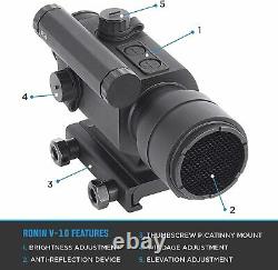 NorthTac Ronin V10 2moa Tactical Red Dot Sight Shake Awake Fits Picatinny Rails