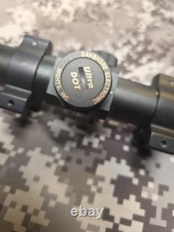 OAKSHORE ELECTRONIC ULTRA DOT RED DOT SIGHT JAPAN 1 PISTOL RIFLE SIGHT With RINGS