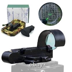 OKP7 Green Dot Sight HD Triangle Reticle Side Clip Russian Reflex Sight Hunting