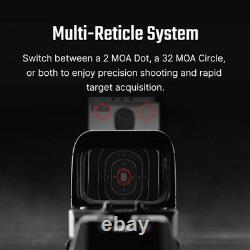 OSIGHT SE Micro Red Dot Sight 2 MOA Dot & 32 MOA Circle RMSc/K Footprint Comp