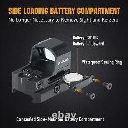 Ohhunt RD U3MR Red Dot Sight Multi-Reticle Reflex Sight for RMSc Footprint