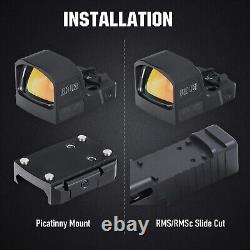 Ohhunt RD U3MR Red Dot Sight Multi-Reticle Reflex Sight for RMSc Footprint