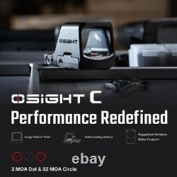 Olight Osight SE, 2 MOA Dot + 32 MOA Circle Red Dot Sight
