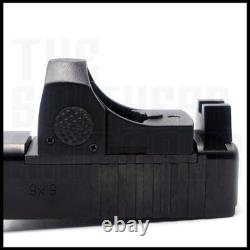 Open Reflex Red Dot Optic Sight For Glock Mos 17 19 20 21 22 23 01 Adapter Plate