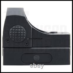 Open Reflex Red Dot Optic Sight For Glock Mos 17 19 20 21 22 23 01 Adapter Plate