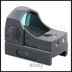 Open Reflex Red Dot Optic Sight For Glock Mos 17 19 20 21 22 23 01 Adapter Plate