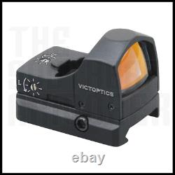 Open Reflex Red Dot Optic Sight For Glock Mos 17 19 20 21 22 23 01 Adapter Plate