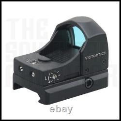 Open Reflex Red Dot Optic Sight For Glock Mos 17 19 20 21 22 23 01 Adapter Plate