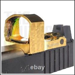 Open Reflex Red Dot Sight For Rmr Sro 407k 507k Delat Point Pro Romeo Zero Gold