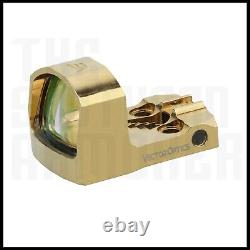 Open Reflex Red Dot Sight For Rmr Sro 407k 507k Delat Point Pro Romeo Zero Gold