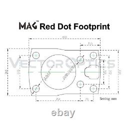 Open Reflex Red Dot Sight For Rmr Sro 407k 507k Delat Point Pro Romeo Zero Slide