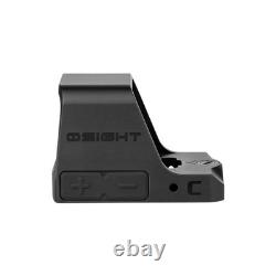 Osight C Green Dot Open Reflex Optic, Replaceable Side-Loading Battery