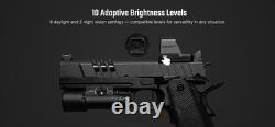 Osight C Open Reflex Optic with Replaceable Side-Loading Battery (Green)