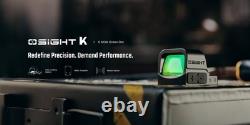 Osight K 6 MOA Dot Sight with RMSc Footprint and Side-Loading Battery (Green)