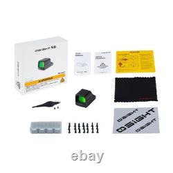 Osight SE Green 2 MOA Dot & 32 MOA Circle Enclosed Optic, RMSc Footprint