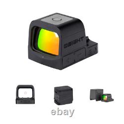 Osight S Multi-Reticle Micro Enclosed Sight with Charging Cover (Red Dot)