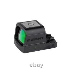 Osight S Red 2 MOA Dot-Black with 32 MOA Circle, OAL Material