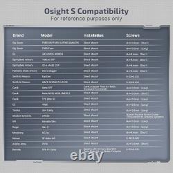 Osight S Red 2 MOA Dot-Olive Green with 32 MOA Circle & OAL Material New