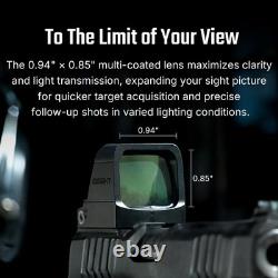Osight X 3 MOA Dot Sight + 32 MOA Circle Magnetic Charging Cover Large Window