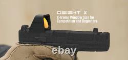 Osight X 3 MOA Dot Sight with 32 MOA Circle with Magnetic Charging Cover