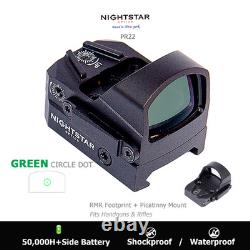PR22 Reflex Green Dot and Circle Reticle Side Loaded Long Battery Life