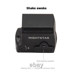 PT17G Semi-Enclosed Red Dot Sight Green reticle RMSc Shake Awake Picatinn