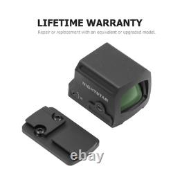 PT17G Semi-Enclosed Red Dot Sight Green reticle RMSc Shake Awake Picatinn