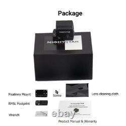 PT17G Semi-Enclosed Red Dot Sight Green reticle RMSc Shake Awake Picatinn