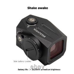 PT19 Enclosed Red Dot Sight RMR/MOS Multi Mount Shake Awake 20K Hrs