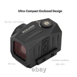 PT19 Enclosed Red Dot Sight RMR/MOS Multi Mount Shake Awake 20K Hrs