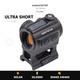 Pt23ms Ultra Short Solar Red Dot Sight Shake Awake 50,000h Waterproof