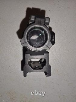 Pair of SIG SAUER ROMEO-MSR red dot sights one green one red Picatinny