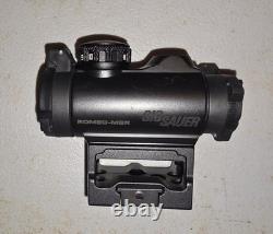 Pair of SIG SAUER ROMEO-MSR red dot sights one green one red Picatinny