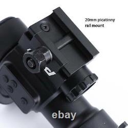 Pinty Pro 1x 30mm Red Dot Sight with Red Laser Sight 2 MOA Red Dot Scope withFlip Up