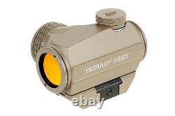 Primary Arms SLx Advanced Rotary Knob Microdot Red Dot Sight FDE