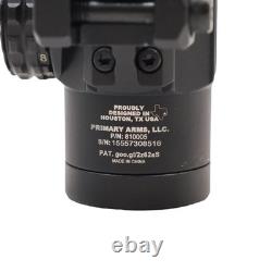 Primary Arms SLx MD-25 Rotary Knob 25mm Microdot 2 MOA Red Dot Sight