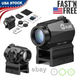 Professional RefIex Green Dot Sight Optic Riflescope with 1 inch Riser & Low Mount