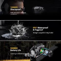 Professional RefIex Green Dot Sight Optic Riflescope with 1 inch Riser & Low Mount