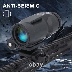 R5 1x20 Shake Awake Red Dot Sight 2 MOA Scope with 5x Magnifier Sight Combo Kit