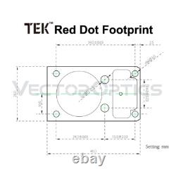 Red Dot For Psa Dagger Doctor Slide Cut 6 Moa Big Lens Noblex Venom Footprint