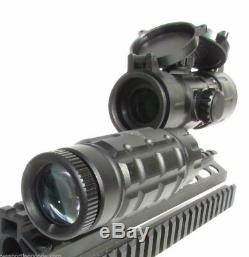 Red Dot Scope with 3x Flip to Side Magnifier Combo UTG Rifle Scope Leapers