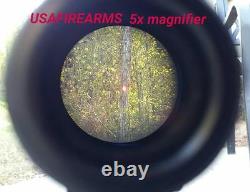 Red Dot Sight & 1.5 5x VARIABLE MAGNIFIER with FTS Mount eotech aimpoint scope