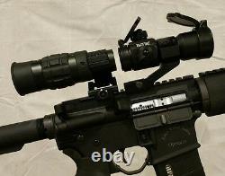 Red Dot Sight & 1.5 5x VARIABLE MAGNIFIER with FTS Mount eotech aimpoint scope