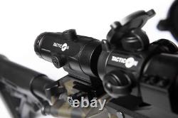 Red Dot Sight Magnifier 3X Hunting Rifle Gun Optic Scope Flip-to-Side Picatinny