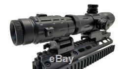 Red Dot Sight with 3x Flip to Side Magnifier Combo-UTG T-Dot Rifle Scope-Leapers