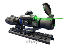 Red Dot reflex Scope with Flip to Side Magnifier Combo Aimpro Rifle Scope